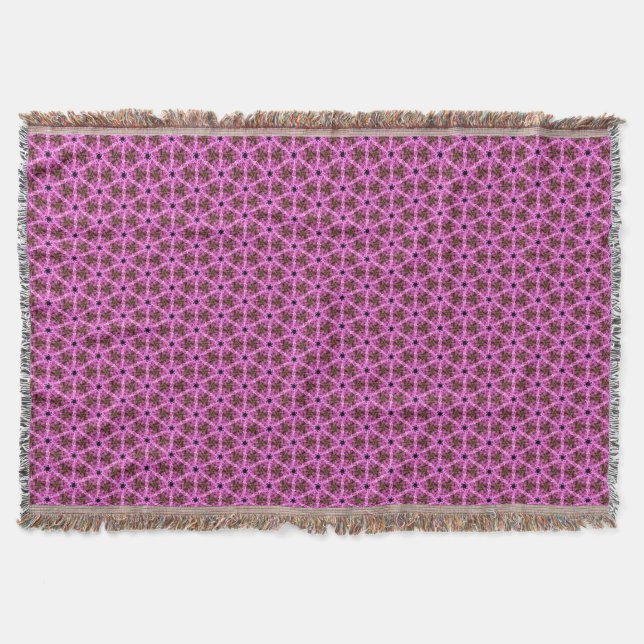 Pink Labyrinth  Throw Blanket (Front)