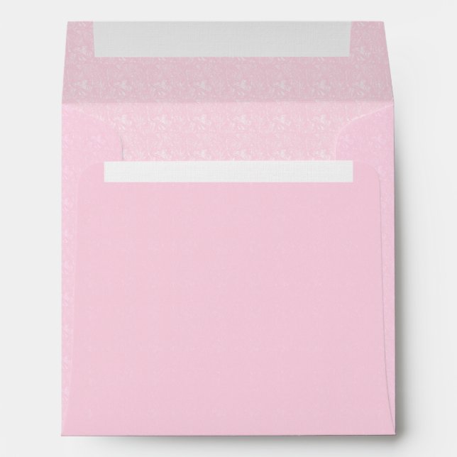 Pink Lace Customised Envelope (Back (Bottom))