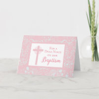 Pink Lace Girl Baptism
