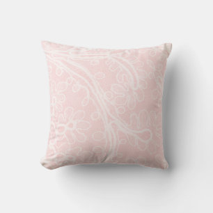 Pink Lace Pretty Girly Pastel Baby Bridal Cushion