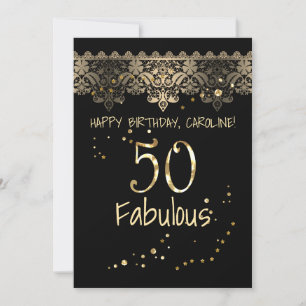 Pink lace romantic black gradient bronze lacy anni invitation