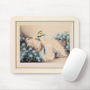 Pink Lady, 1933 by Louis Icart Mouse Pad