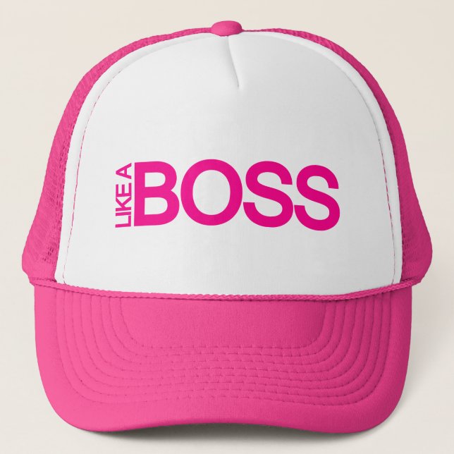 Pink Lady Boss Hats (Front)