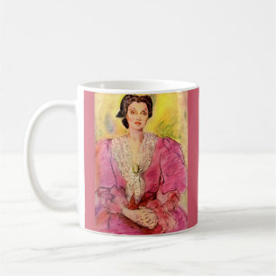 pink lady coffee mug