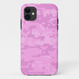 Pink Lady Digital Camo Pattern iPhone 11 Case