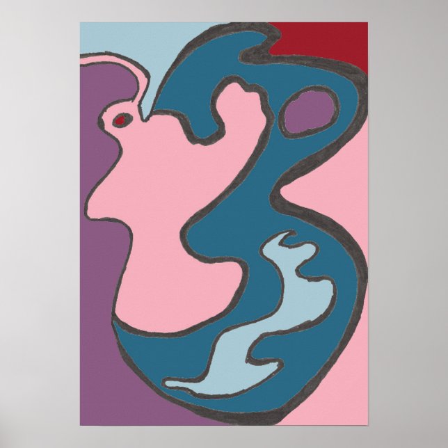 Pink Lady Flutterfly Poster (Front)