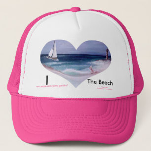 pink lady heart hat