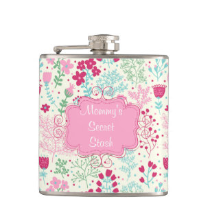 Pink Lady Hip Flask