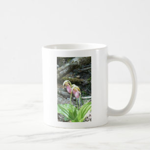 Pink Lady slipper orchid Coffee Mug