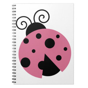 Pink Ladybug Notebook