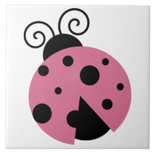 Pink Ladybug Tile