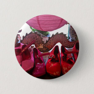 Pink Lantern, Dragon and Silk Shoes Tender Button