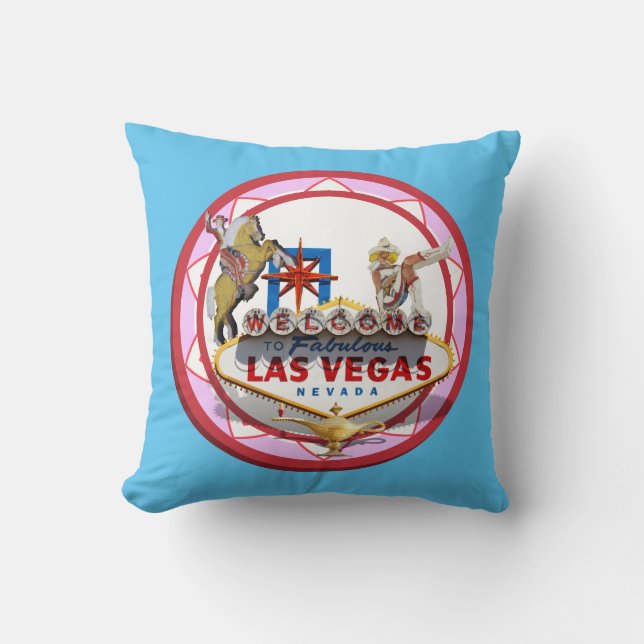 Pink Las Vegas Poker Chip Cushion (Front)