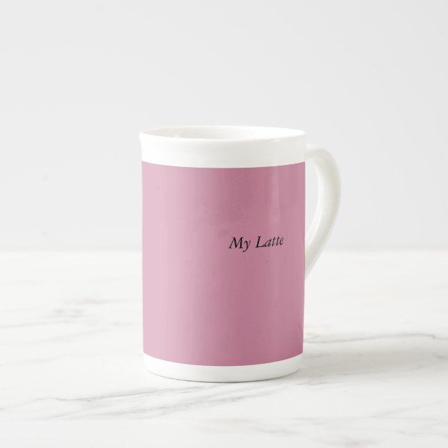 Pink Latte Mug (Front Right)