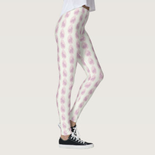 Pink & Lavender Bunny Egg Pattern Leggings