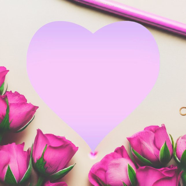 Pink Lavender Heart Sticker (Pink Lavender Heart Sticker)