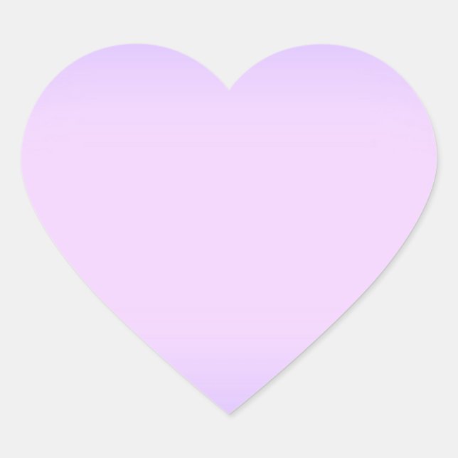 Pink Lavender Heart Sticker (Front)