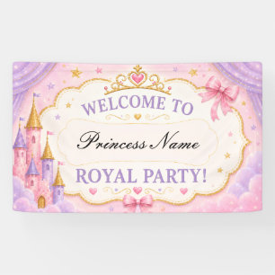 Pink Lavender Princess Banner
