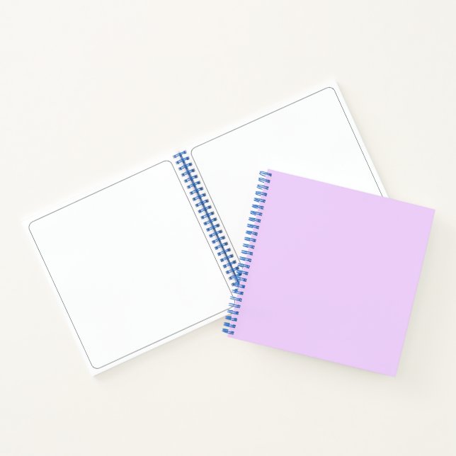 Pink Lavender Square Notebook (Inside)