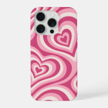 Pink Layered Heart Pattern