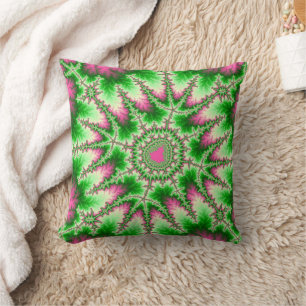 Pink Leaf Core Cushion