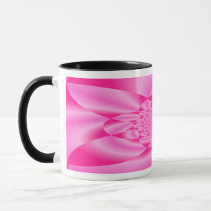Pink Leaf Petal Mug