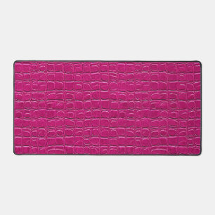 🖥️ Pink Leather Desk Decor For Office 💗 Mat