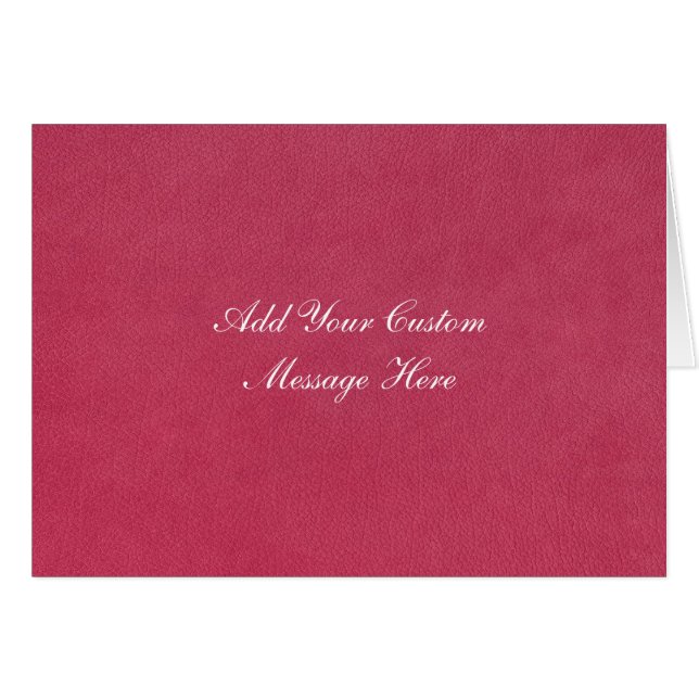 Pink Leather Look (Front Horizontal)