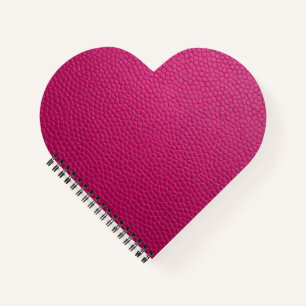 Pink leather  notebook