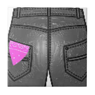 Pink Left Hanky Tile