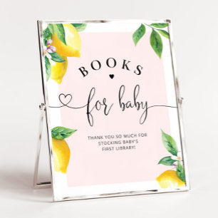 Pink Lemon books for baby Poster