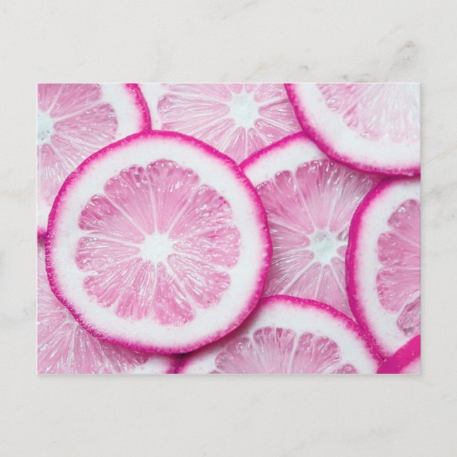 Pink lemon postcard (Front)