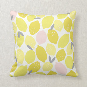 Pink Lemonade by Origami Prints Throw Pillow