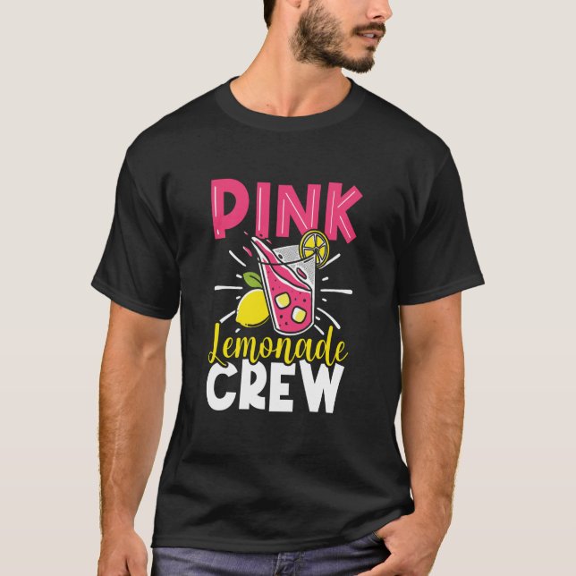 Pink Lemonade Crew Lemon Juice Boss  1 T-Shirt (Front)