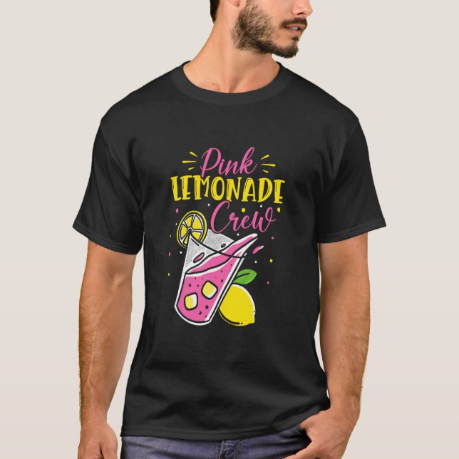 Pink Lemonade Crew Lemon Juice Boss  5 T-Shirt (Front)