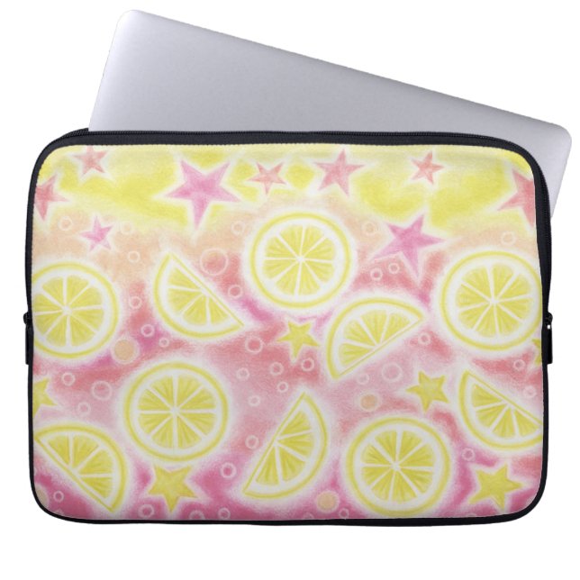 Pink Lemonade laptop sleeve 13" (Front)