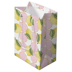 Pink Lemonade Lemon Birthday Gift Bag