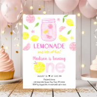Pink Lemonade Lemon First Birthday