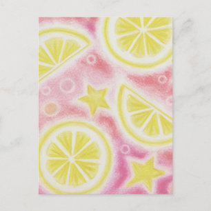 Pink Lemonade 'Lemons' postcard