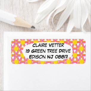 Pink Lemonade  Return Address Label