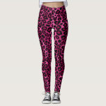 Pink Leopard Animal Print Leggings<br><div class="desc">Pink Leopard Animal Pattern Print Leggings. ⭐ 99% of my designs in my store are done in layers. This makes it easy for you to resize and move the graphics and text around so that it will fit each product perfectly. ⭐ (Please be sure to resize or move graphics if...</div>