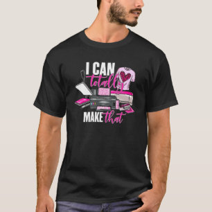 Pink Leopard Crafter I Can Totally Make That Weste T-Shirt