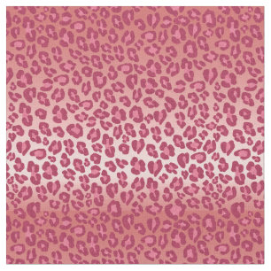 Pink Leopard Fabric