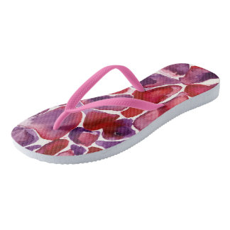 Pink Leopard Flip Flops