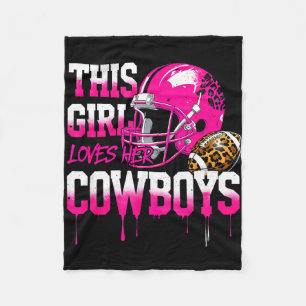 Pink leopard football helmet this girl loves her fleece blanket