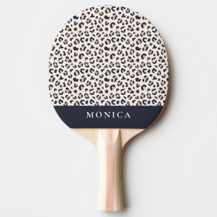 Pink leopard Golf Head Cover Ping Pong Paddle