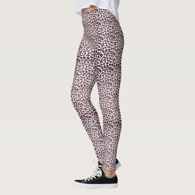 Pink Leopard Leggings (Left)
