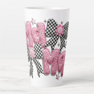 Pink Leopard Mama Latte Mug