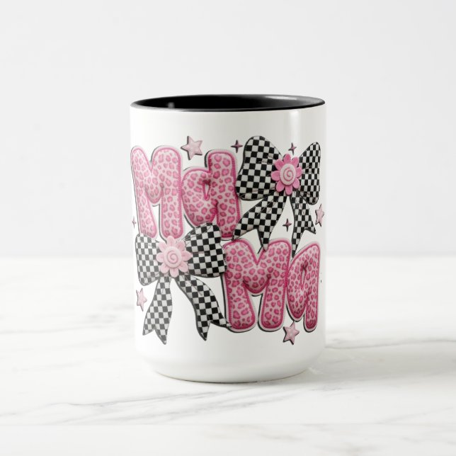 Pink Leopard Mama Mug (Center)