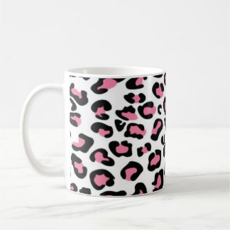 pink leopard mug